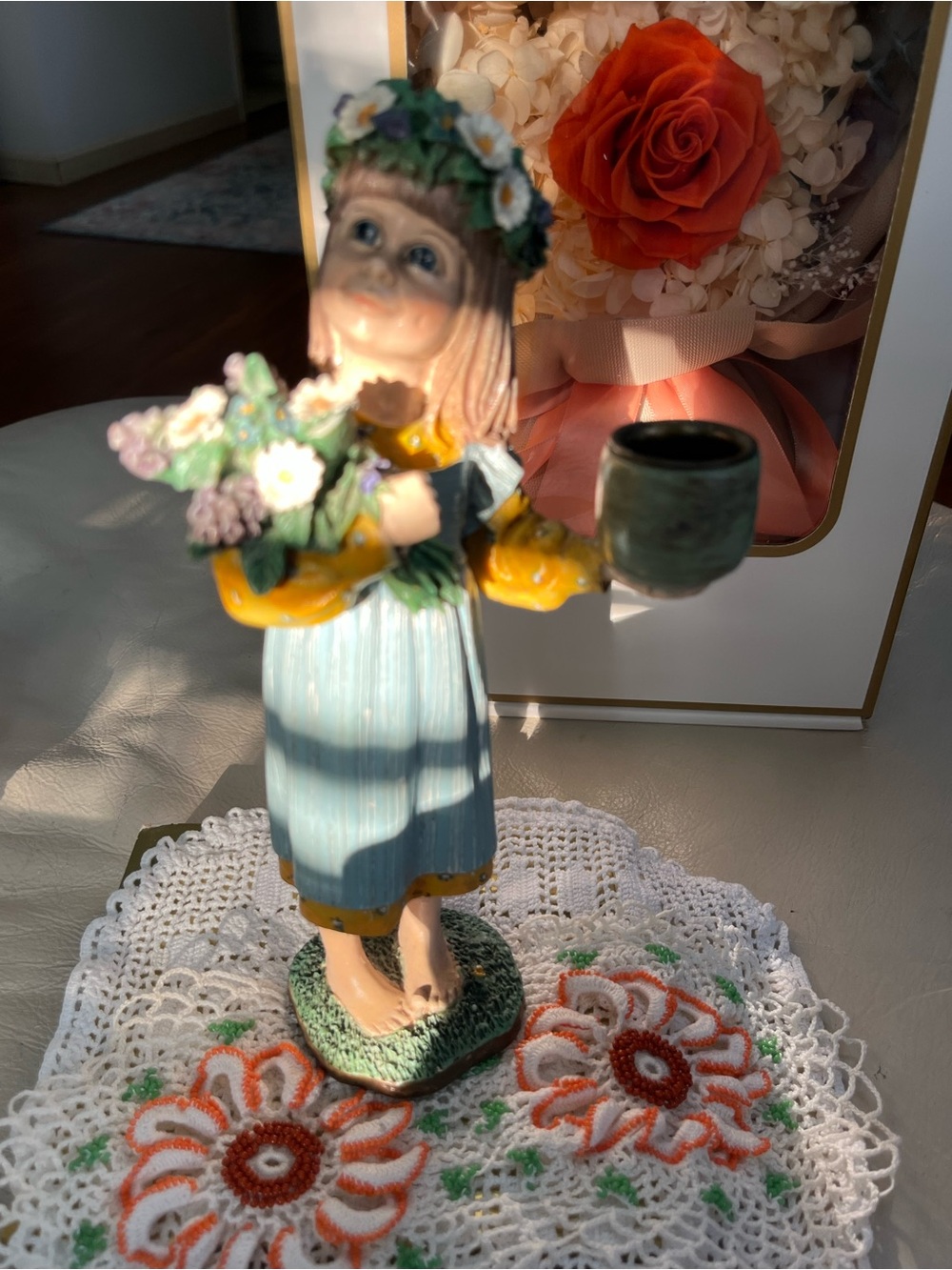 Candy Design by Carl Larson Norway Summer Girl candleholder